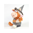 Laber-Kuh "Liesl", mit trad. Kleidung "Plappert alles nach", inkl. Batt., 18,5x16x11,5cm