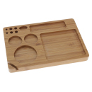 Rolling Tray Drehunterlage Holz - 23 x 15,5 x 2 cm
