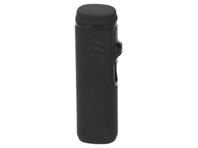 Sturmfeuerzeug "Metall matt", schwarz, Jet-Flame