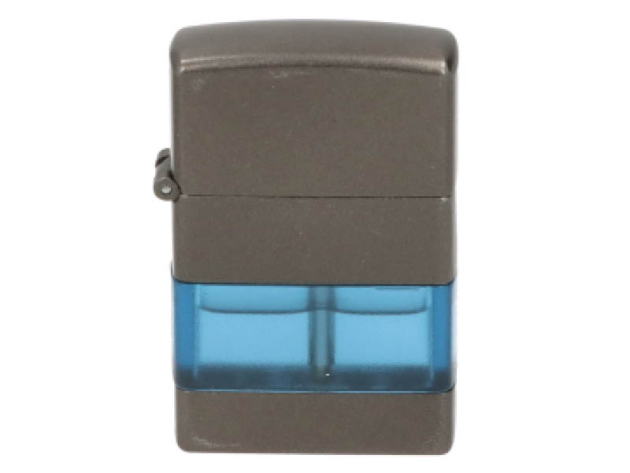 Elektrofeuerzeug "Ocean", anthrazit matt, mit Sichtfenster