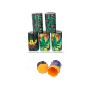 Storage Box, Plastik mit Vakuumverschluss, versch. Motive, H.10cm, Ø5,5cm Display