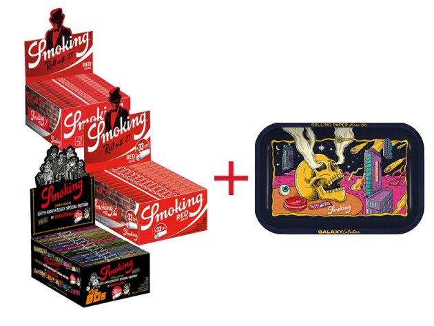 Aktion Smoking King Size 3x Displays + 1x Drehunterlage "Inferno" GRATIS