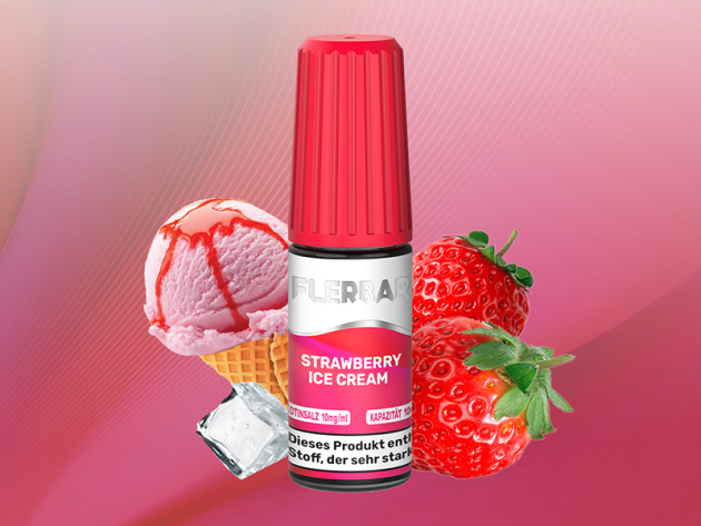 Flerbar - Strawberry Ice Cream (Erdbeer-Eiscreme) - Liquid - 10 mg/ml - 10 ml
