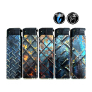 Sturmfeuerzeuge "Metalise", 3D-Alu-Motiv,...