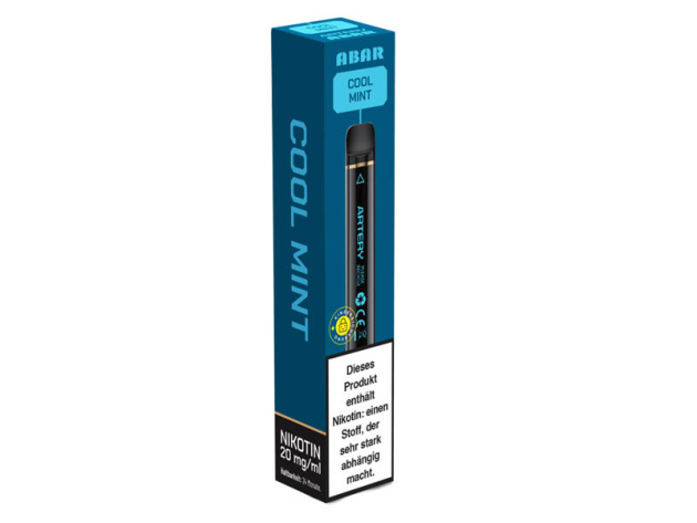 Artery ABAR-900 "COOL MINT" (Minze) - E-Shisha - 20 mg - 600 Züge