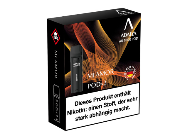 Adalya Alpha Pod - Mi Amor (Beerenmix, Banane und Minze) - 20mg - 2er Set