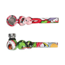 Glaspfeife "Comics", sortiert, 12cm, 24er Display