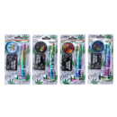 Handpfeifen-Set "Rainbow", mit Pfeife, Grinder und Siebe