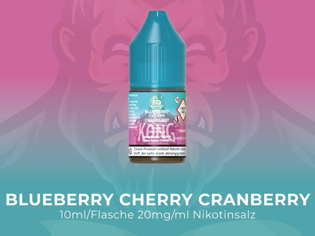 RandM Tornado 7000 - Blueberry Cherry Cranberry (Blaubeere, Kirsche, Preiselbeere) - Liquid - 20mg/10ml - 10 ml