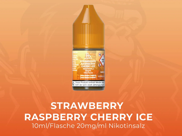 RandM Tornado 7000 - Strawberry Raspberry Cherry Ice (Erd-u. Himbeere, Kirsche, Eis) - Liquid - 20mg/10ml - 10 ml