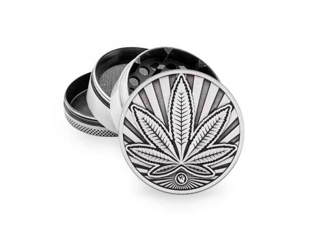 Grinder "Silver Highlife" Metal, 4-tlg.: Ø 50 mm