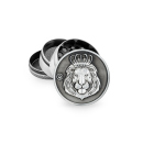 Grinder "Silver Rasta Lion", 4-tlg.: Ø 50 mm