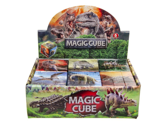 Magischer Würfel Dinosaurier, 6er Display