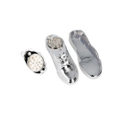 Grinder "Tear Force" Schuh im Karton, 3-tlg., Silber; Länge 15 cm