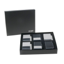 Zigaretenboxen/-etuis "Black/ Cream"; 20 Zig.; 6er Display