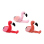 Plüsch Flamingo, 20/36cm, 3-fach sortiert, einzeln
