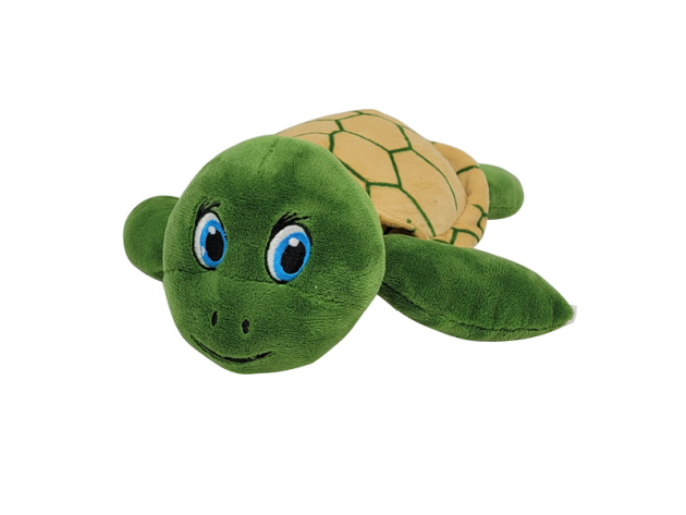 Plüsch Schildkröte mit gestickten Augen 20/25cm, einzeln