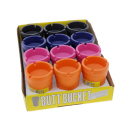 Achenbecher "Butte Bucket", 4-fach sortiert, H 10,5 cm; Ø 8cm: 16er Display