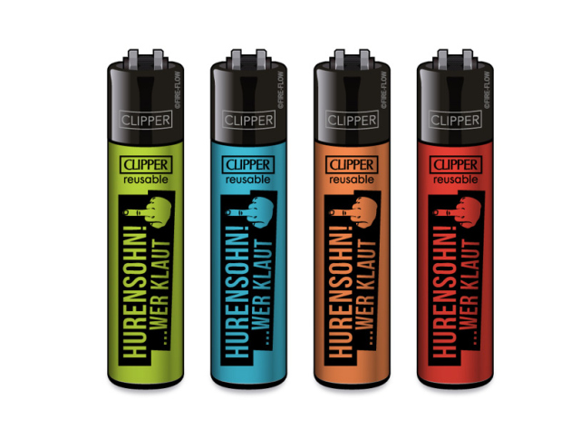 Clipper Large HURENSOHN WER KLAUT Collection, 48er Display