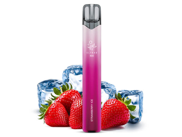 ELFBAR 800 - "Strawberry Ice" (Erdbeere, Eis - E-Shisha - 20 mg - 800 Züge