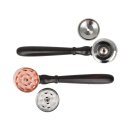 Grinder "Pipe"; Metall; 4 tlg.; 12er Display