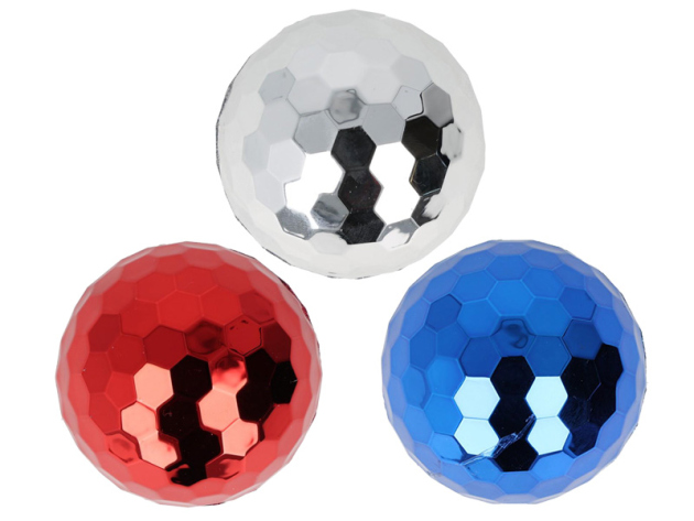 Grinder "Disco Ball"; 3 tlg.; 3-fach sortiert; Ø 50 mm; einzeln