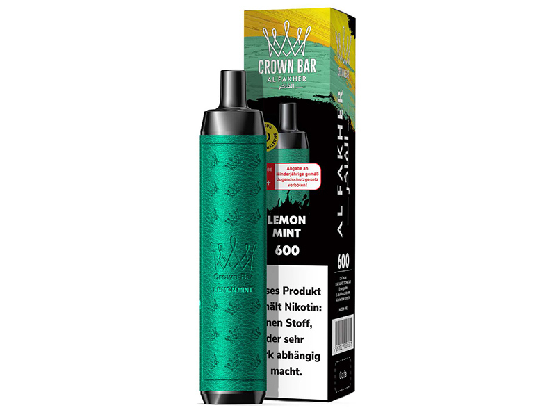 lost mary pods sale Al Fakher Crown Bar 600 - Lemon Mint (Zitrone, Eis) - E-Shisha