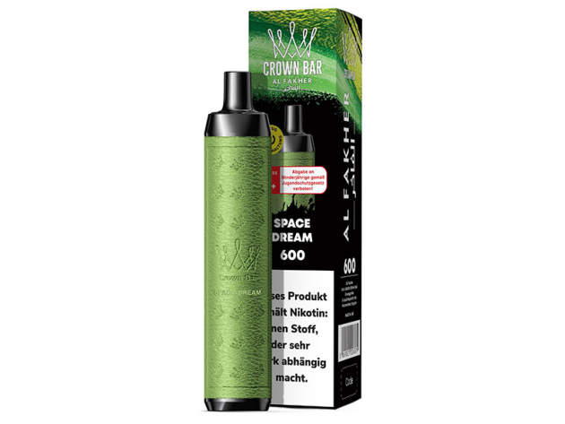Al Fakher Crown Bar 600 - Space Dream (Orange, Blaubeeren) - E-Shisha - 20 mg - 600 Züge