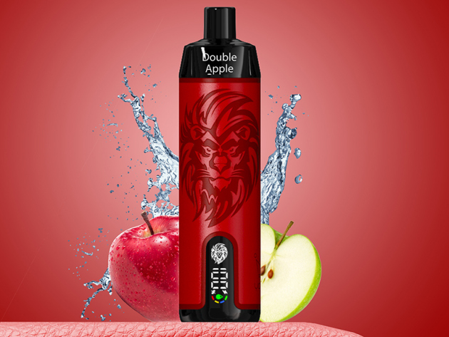 Yo Bar X Lion Vapes "Double Apple" (Doppelapfel) - E-Shisha - 0 mg - 10000 Züge