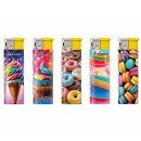 Elektrofeuerzeuge "COLORFUL DESSERT", 5-fach...