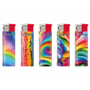 Elektrofeuerzeuge "COLORFUL RAINBOW", 5-fach...
