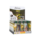 Elektrofeuerzeuge "ZEN", 5-fach sortiert, 50er Display