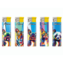 Elektrofeuerzeuge "COLORFUL ANIMALS", 5-fach...