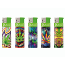 Elektrofeuerzeuge "WEED", 5-fach sortiert, 50er...