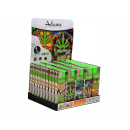 Elektrofeuerzeuge "WEED", 5-fach sortiert, 50er Display