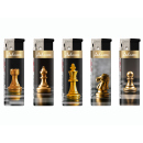 Elektrofeuerzeuge "GOLD CHESS", 5-fach...