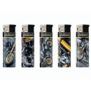 Elektrofeuerzeuge "GOLD MOTORCYCLE", 5-fach...