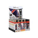 Elektrofeuerzeuge "LONDON", 5-fach sortiert, 50er Display