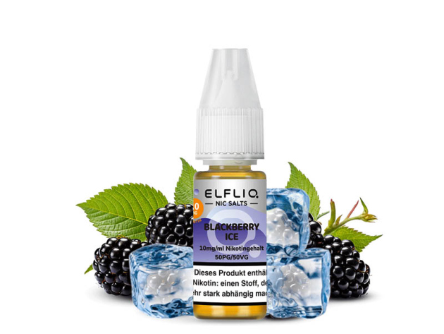 ELFBAR Elfliq - Blackberry Ice (Brombeer, Eis)- Liquid - 10 mg/ml - 10 ml