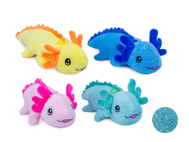 Axolotl liegend, 30 cm, 4-fach sortiert, einzeln