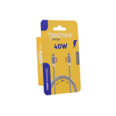 Tekmee Ladekabel, 1m; Type-C auf Type-C, 40W, mit Strasssteinen