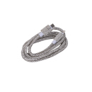 Tekmee Ladekabel, 1m; Type-C auf Lighting, 18W Kabel + 20W Netzstecker mit Strasssteinen