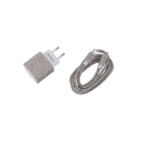 Tekmee Ladekabel, 1m; Type-C auf Lighting, 18W Kabel + 20W Netzstecker mit Strasssteinen