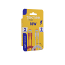 Tekmee Ladekabel-Set, 1m; Type-C auf Lighting, 18W, rot und weiß