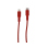 Tekmee Ladekabel-Set, 1m; Type-C auf Lighting, 18W, rot und weiß