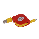 Tekmee, USB auf Type-C, mit integr. Maßband 1 Meter