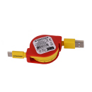 Tekmee, USB auf Type-C, mit integr. Maßband 1 Meter