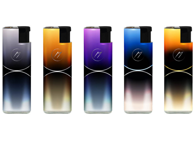 Sturmfeuerzeuge "Connection" Metallhülle und Logo, 25er Display