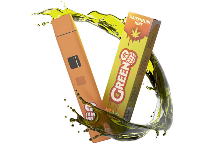 Green8 - H3 Superior -Watermelon Mint - 98% H3 - 1ml - E-Shisha