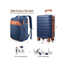 Gepäck- Set 5-tlg.Trolley Hartschale & Rucksack, Kulturbeutel & Schuhbeutel; UVP: 129,99 Euro